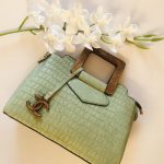 کیف دسته چوبی سنگی